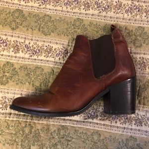 Steve Madden Brown Heeled Bootie
